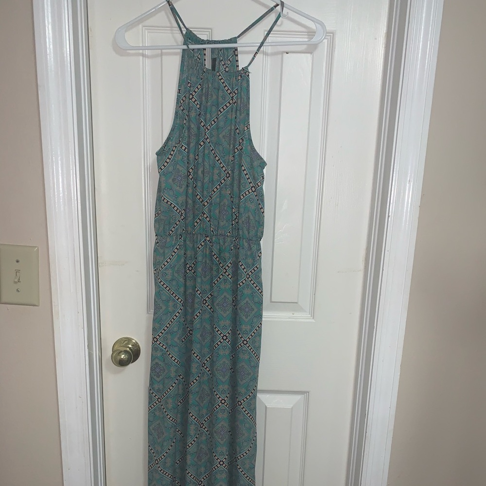 🌟Soprano teal maxi dress